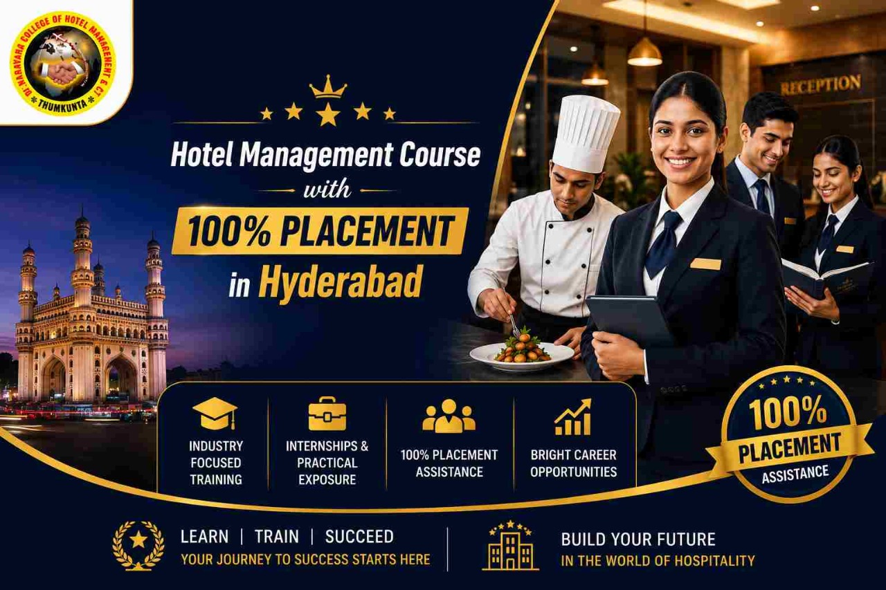 Hotel Management Course With Placement in Hyderabad