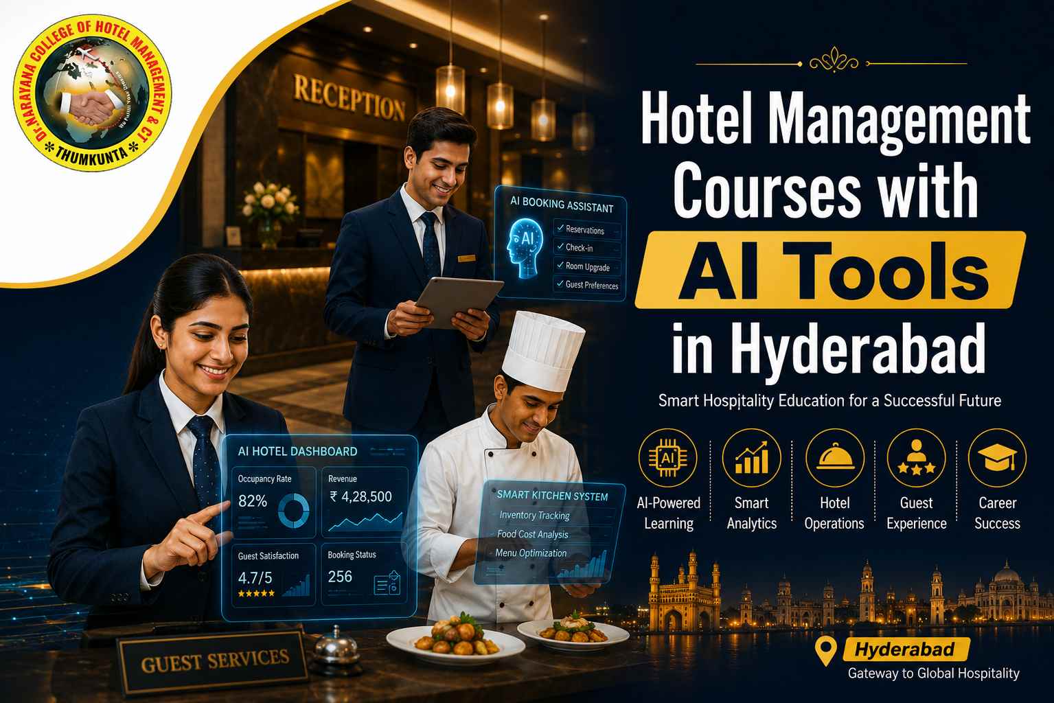 Hotel Management Courses with AI Tools in Hyderabad