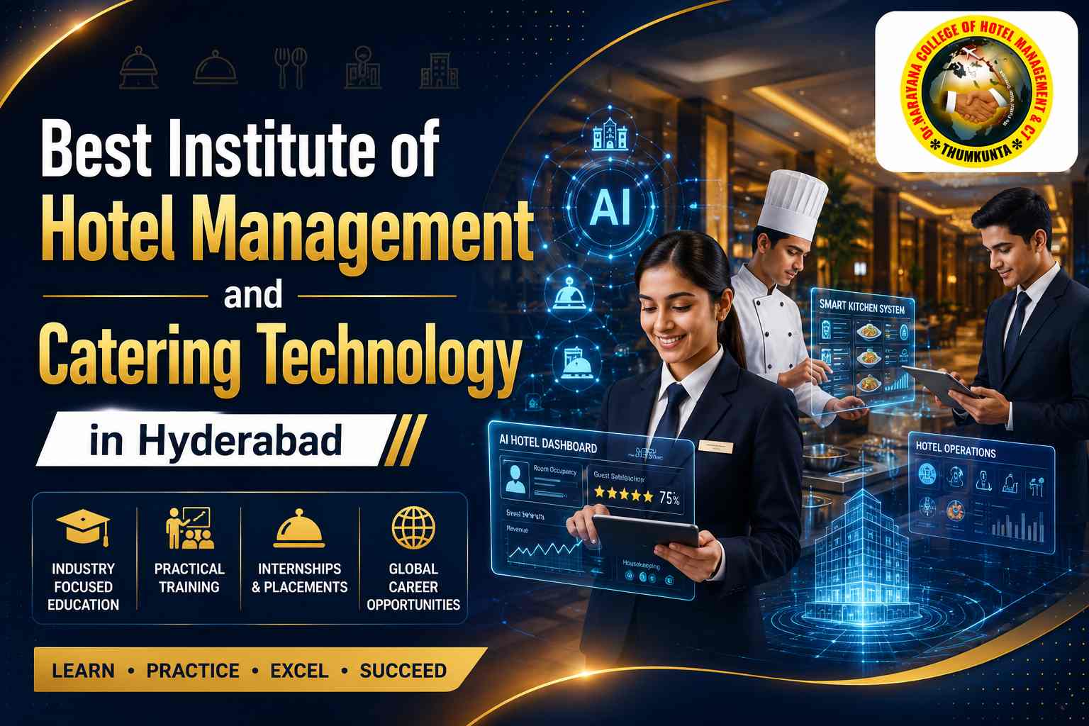 Best Institute of Hotel Management and Catering Technology in Hyderabad